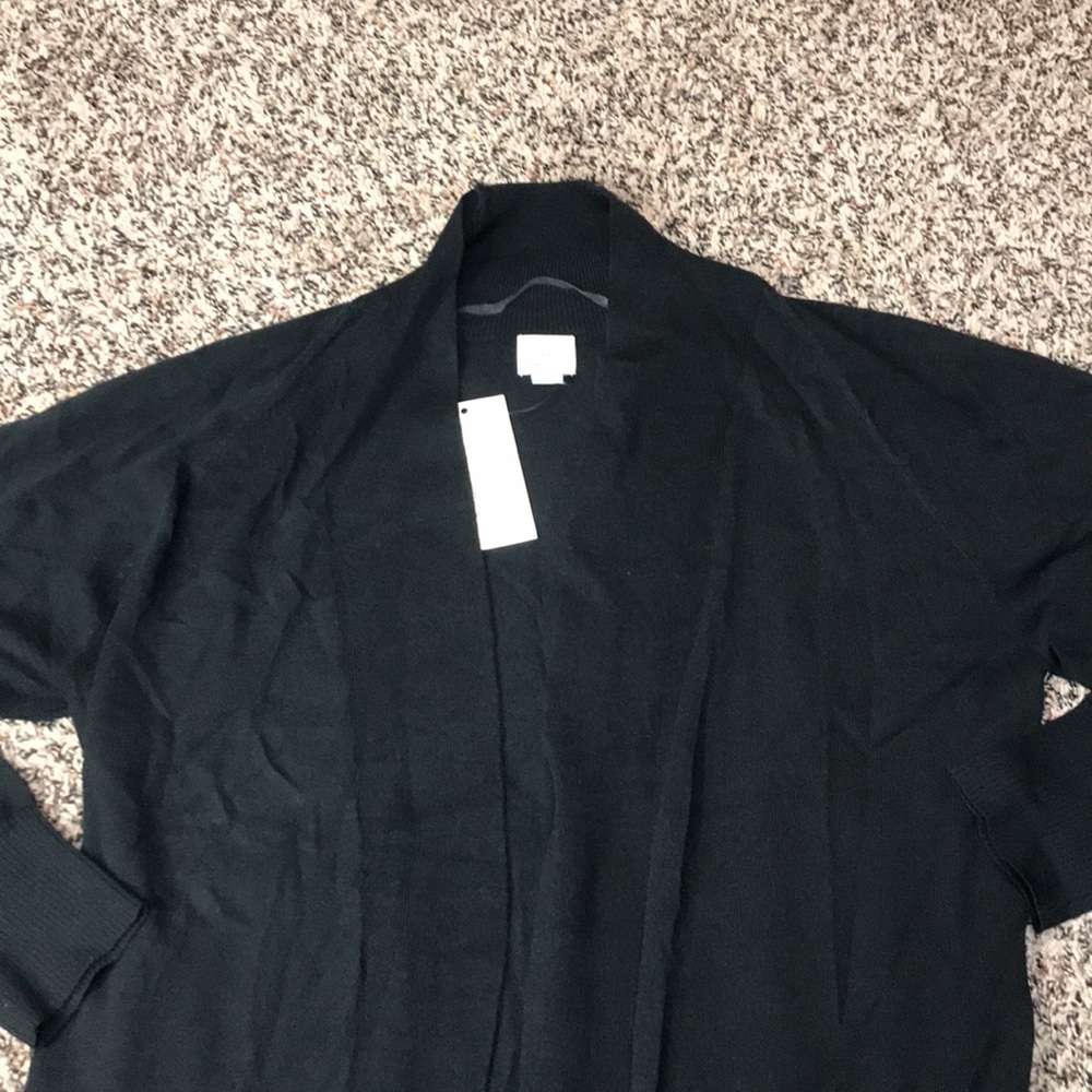 A New Day Black Long Pocketed Lightweight Soft Cardigan Various Sizes | NWT - Picture 4 of 9